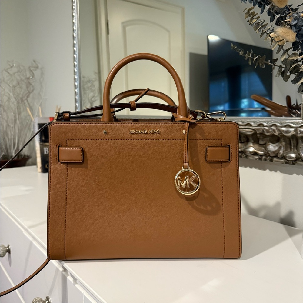 Michael Kors Brown Satchel Bag